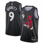 Maillot NBA Toronto Raptors RJ Barrett Nike 2024-25 City Edition Noir Swingman - Homme